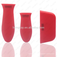 Silicone Hot Handle Holders with high quality,  Assist Handle For Cast Iron Skillets ( Red )